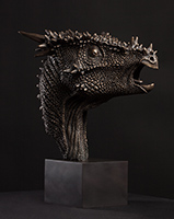 Dracorex Hogwartsia Sculpture by Christopher Darga