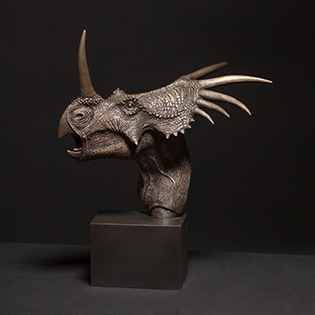 Christopher Darga’s Styracosaurus Sculpture
